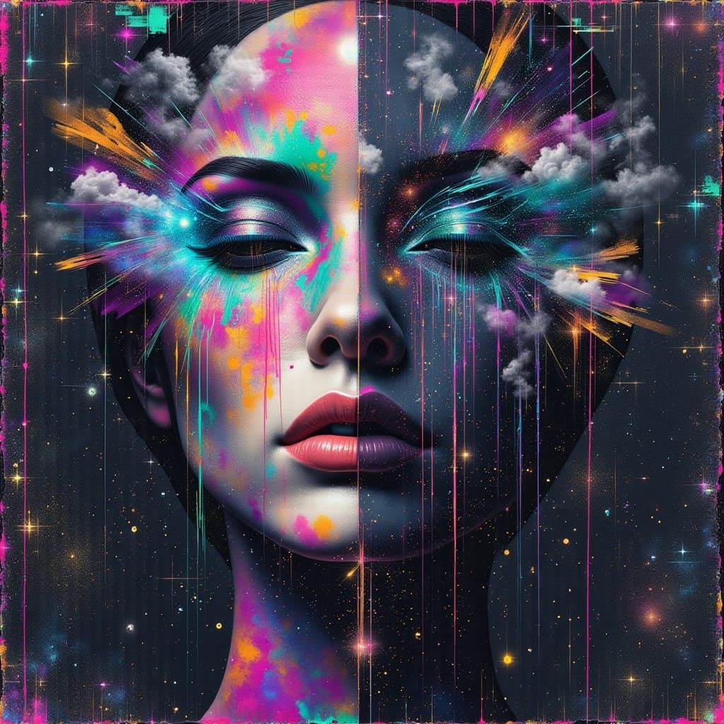 Mystical Teleportation to a Neon Future