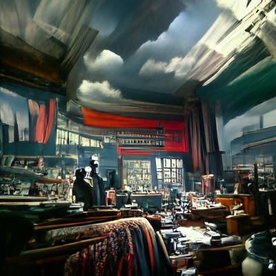 Edwardian Haberdashery in Majestic Digital Atmosphere