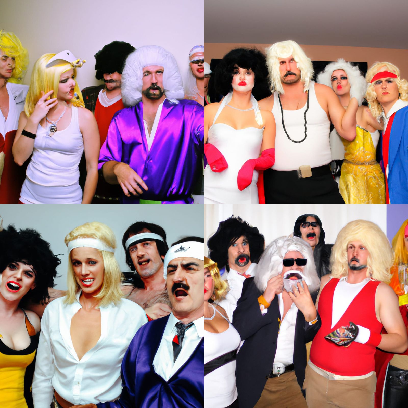 Cosplay Party Featuring Historical Figures