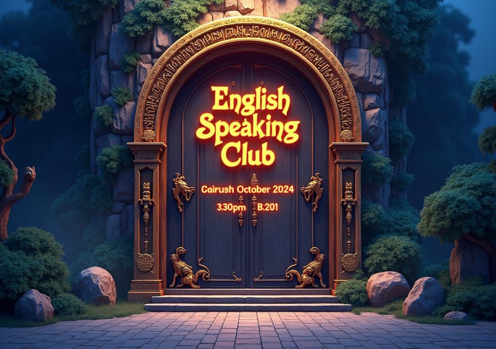 Mystical Doorway Beckons to Enchanting World