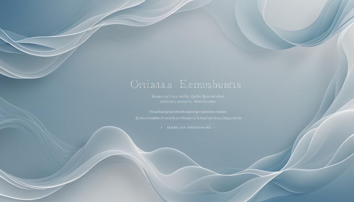 Elegant Blue and White Gradient Background with Waves