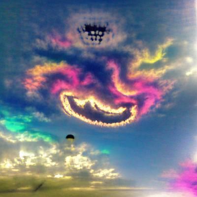 Psychedelic Smile in the Sky