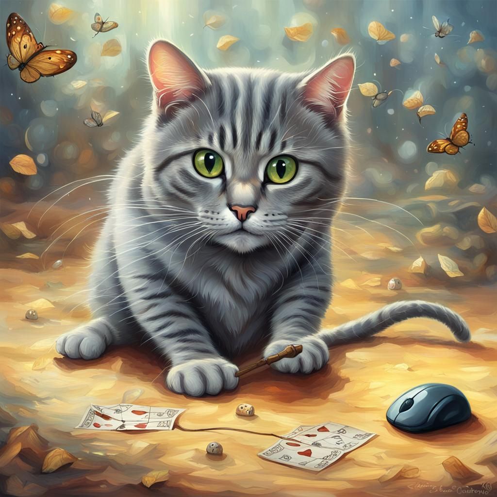 Fantastical Cat and Mouse Dice Game