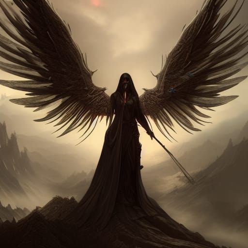 Angel of Death: Detailed Matte Painting