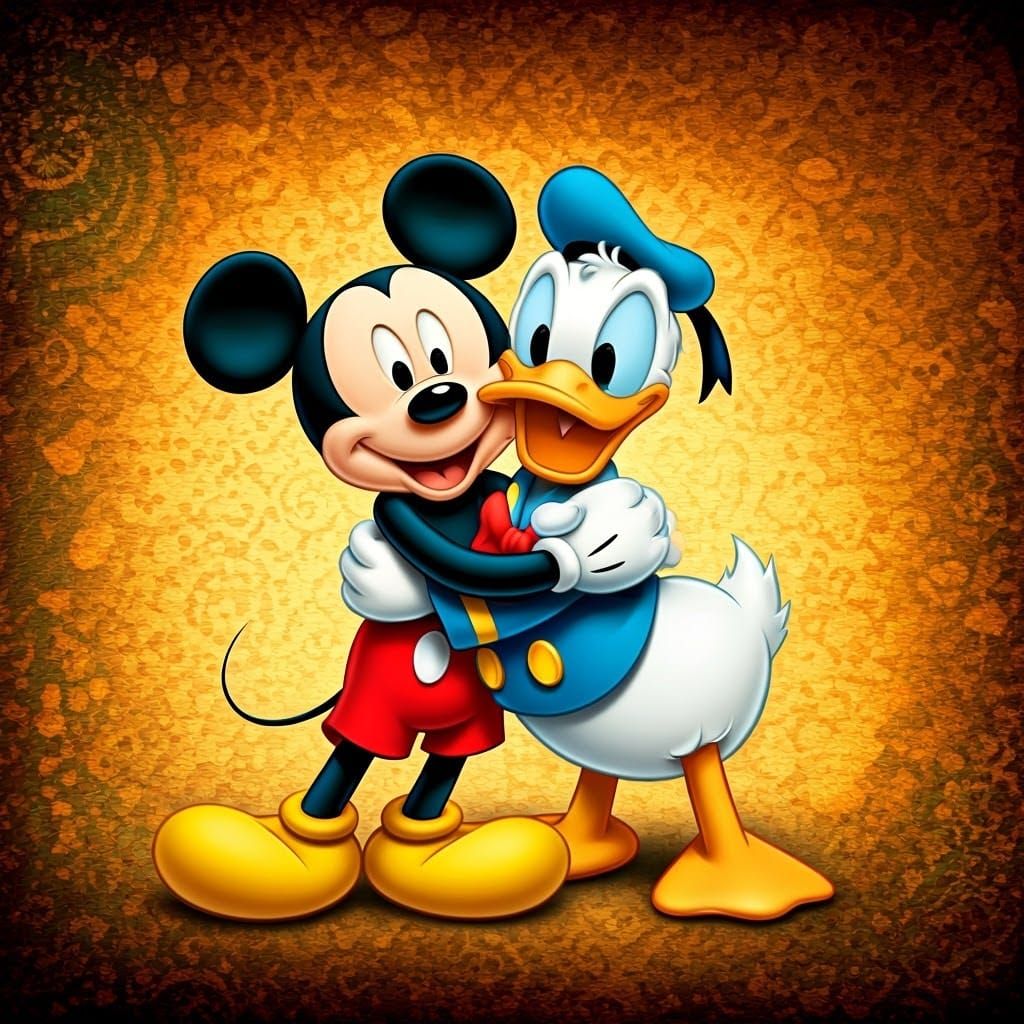 Mickey Mouse and Donald Duck