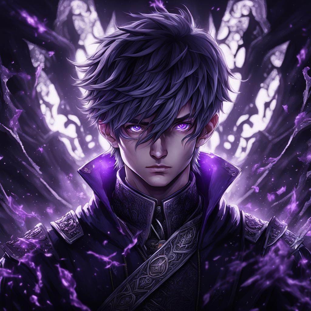 Magical Boy Gazing into a Dark Pit