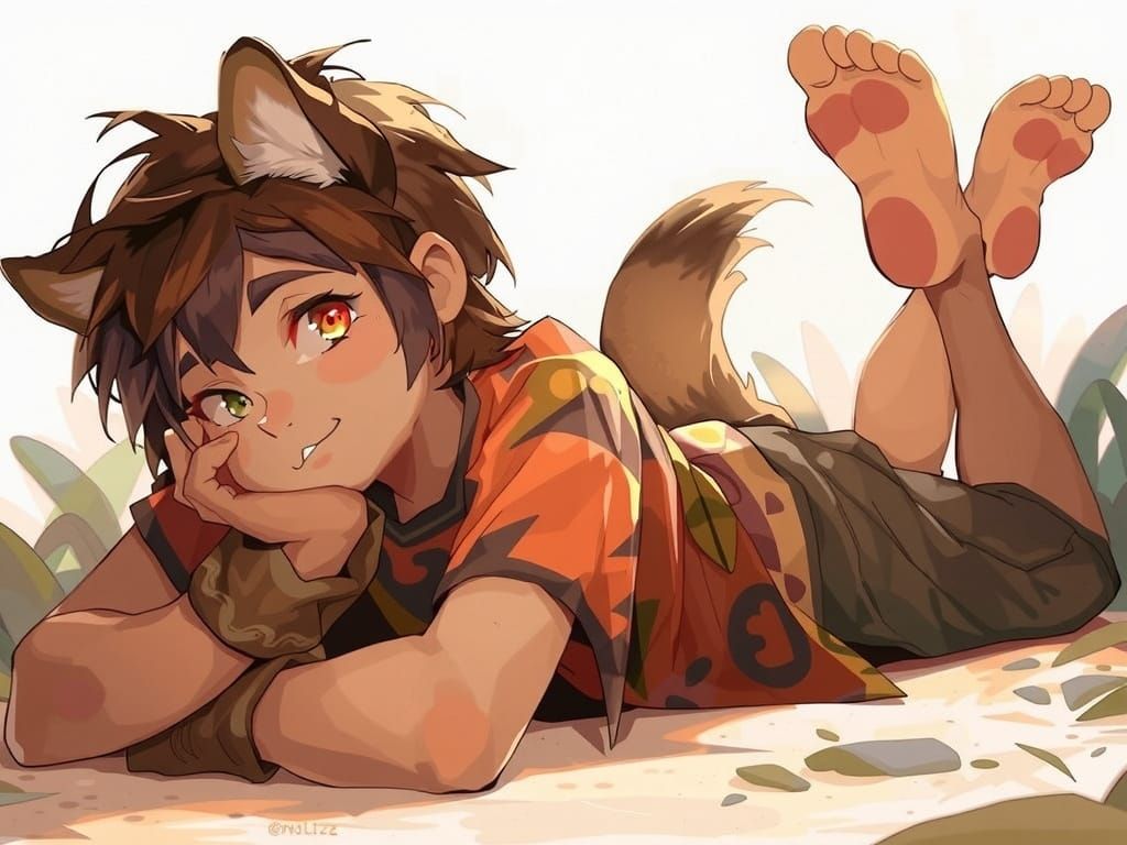 Fox in Whimsical Forest: 3D Render