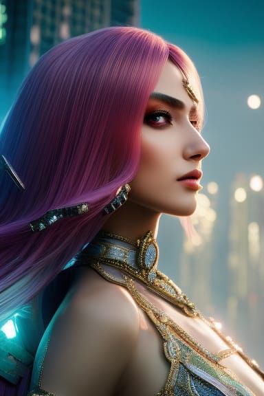 Stunning Woman in Scarf: Fashion Photography Portrait