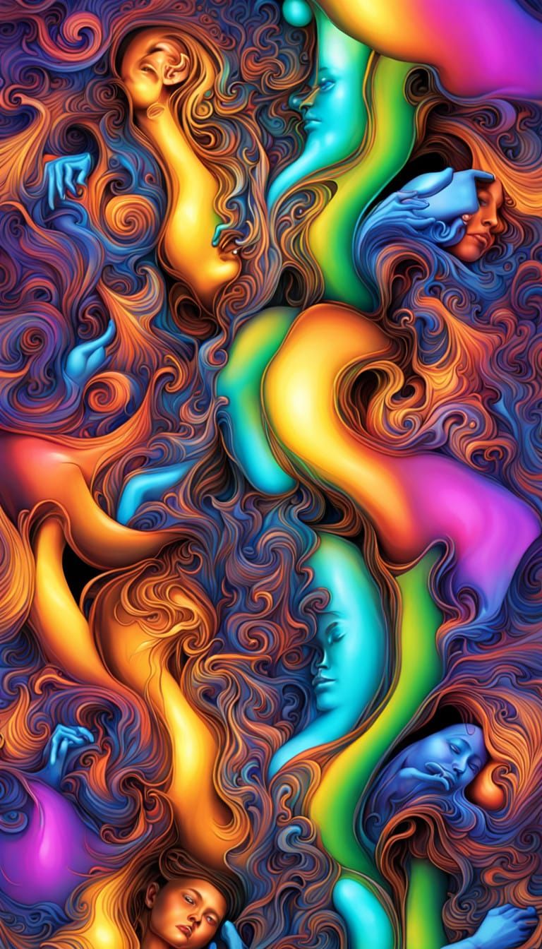 Extrapolate and Illustrate Four Distinct Different Images OF Artificially Intelligent Program
perception of human be...