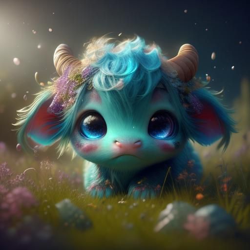 cute baby cow