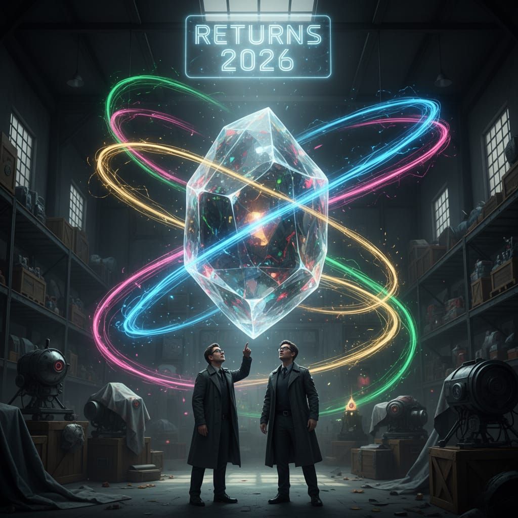 Mysterious Artifact with Energy Flow in 3D