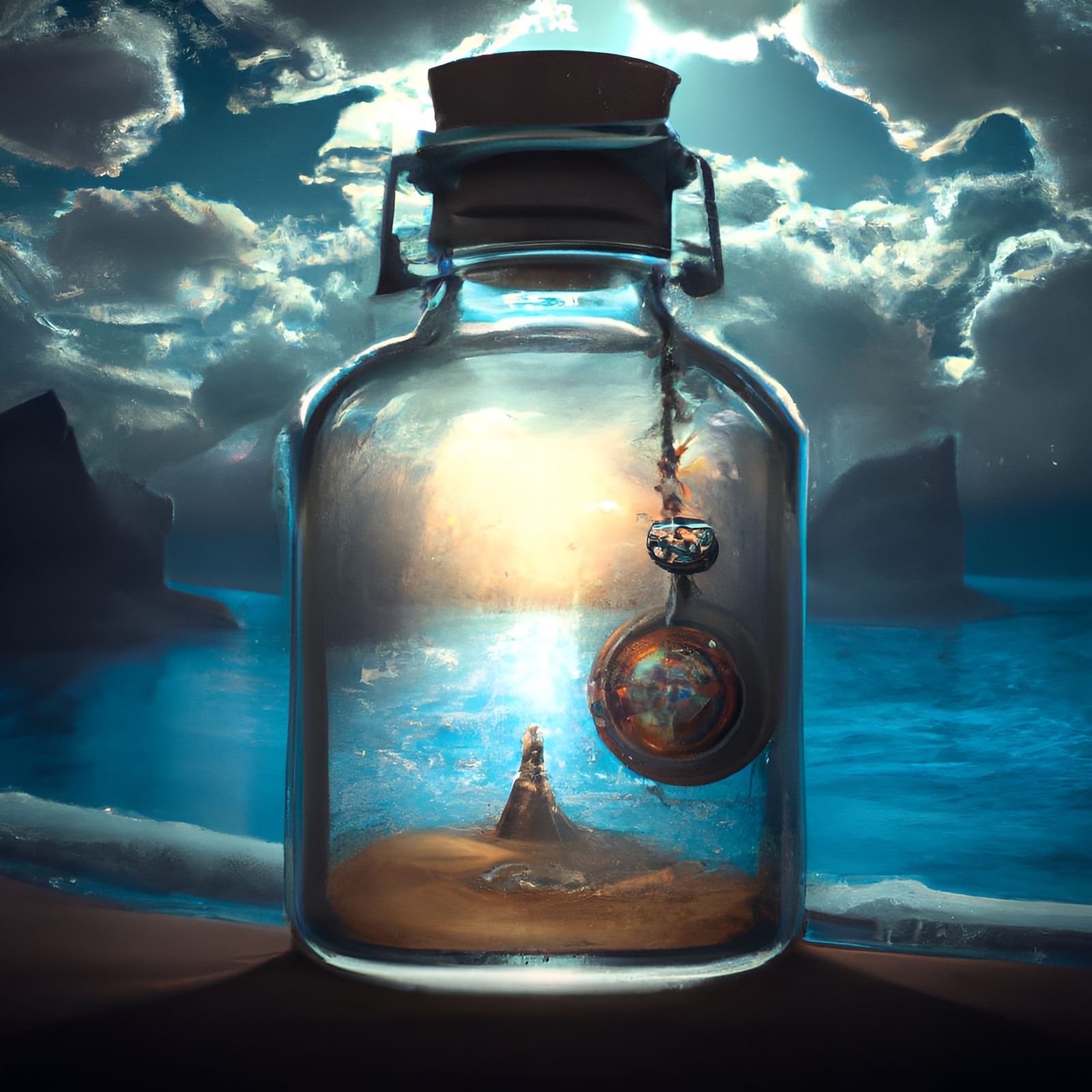 Time in a Bottle: Epic Digital Matte Painting
