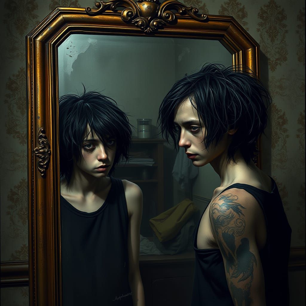 Exhausted Reflections in a Faded Mirror