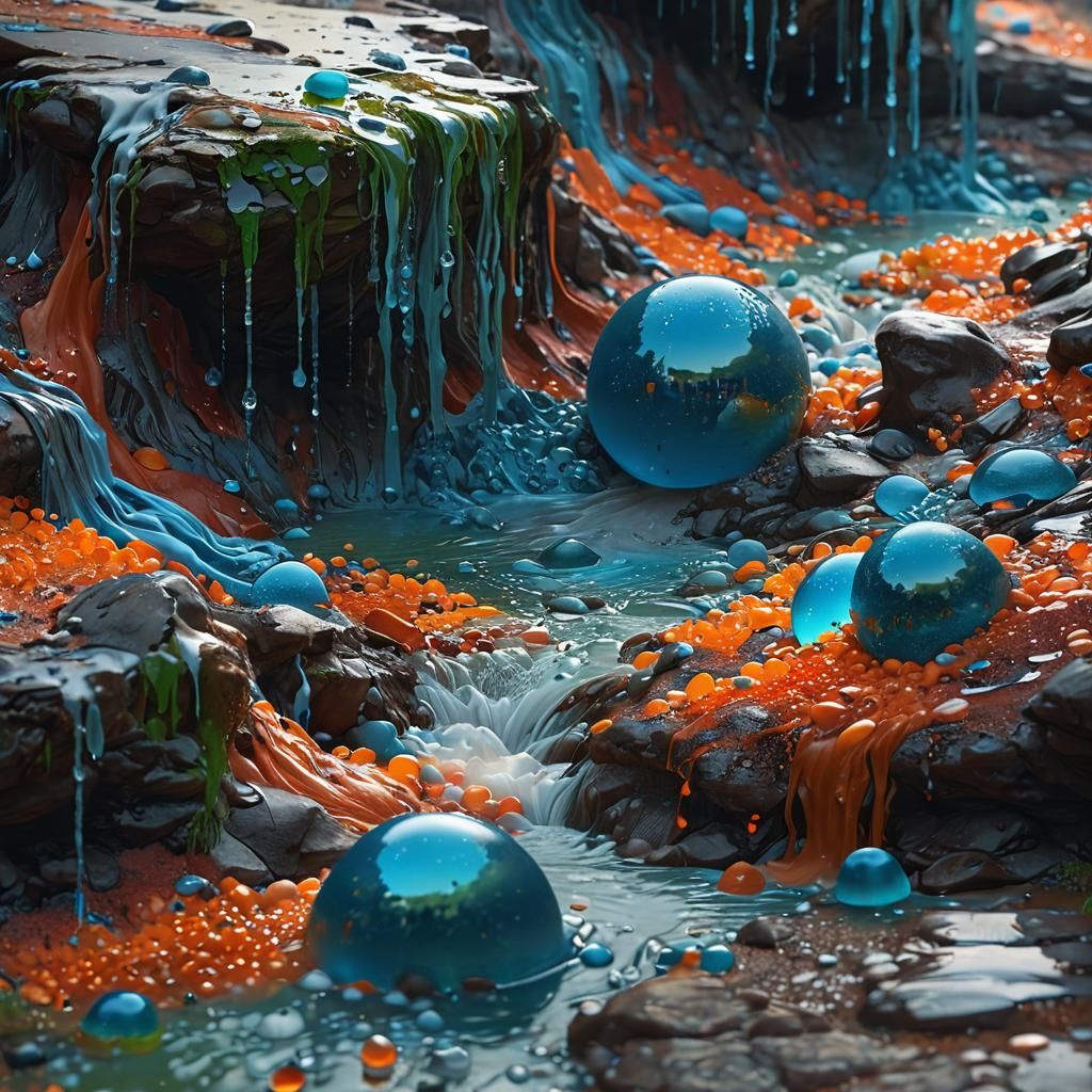 Earth Melts in Eerie, Dreamy Digital Painting