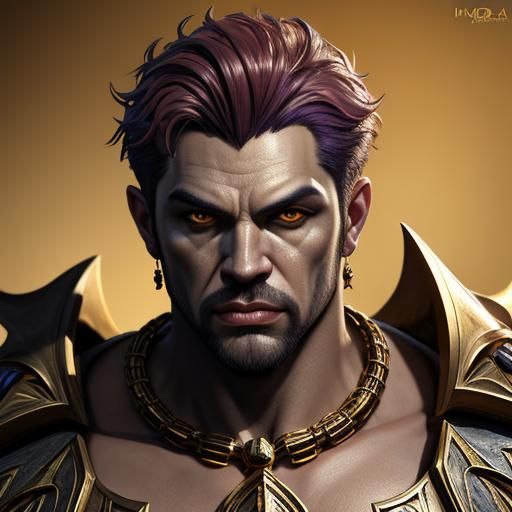 Hyperrealistic Batboy King Midas Concept Art