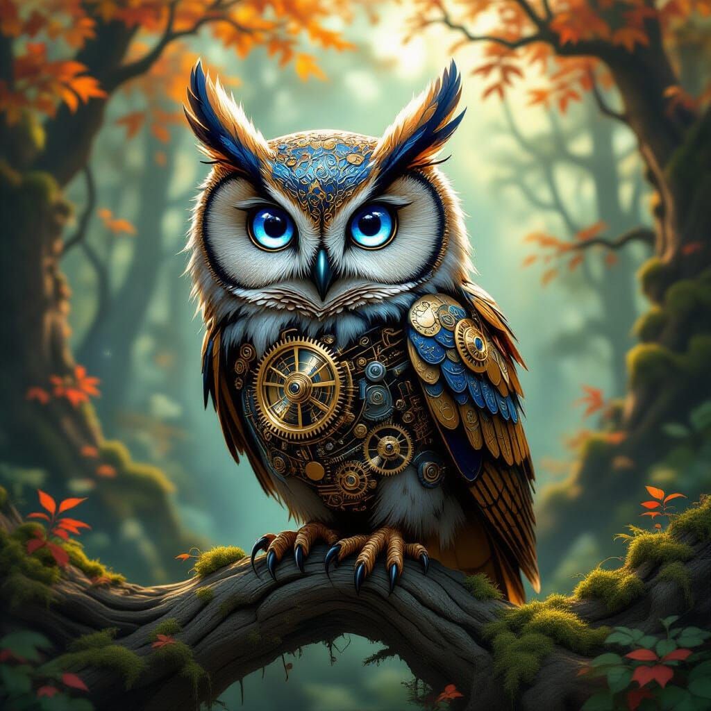 Steampunk Owl