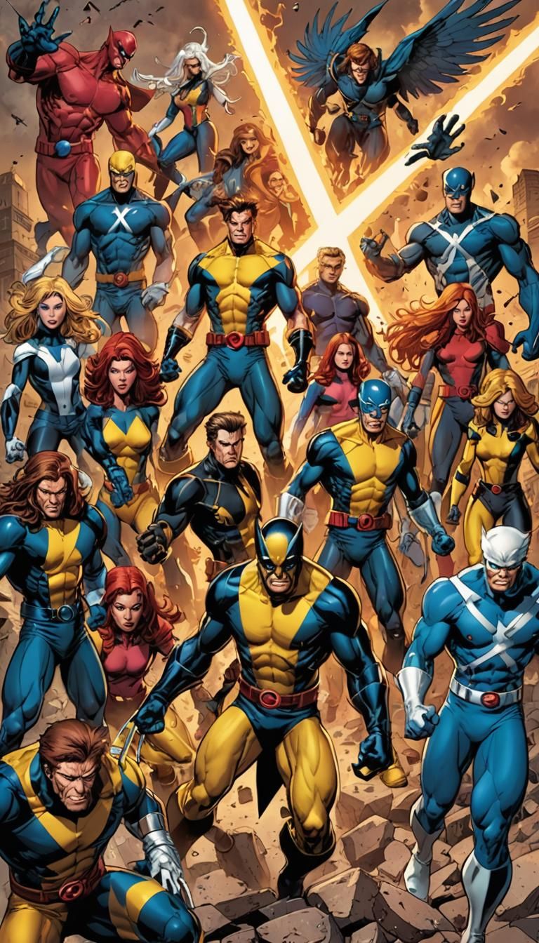 Visually Detailed World of the Uncanny X-Men