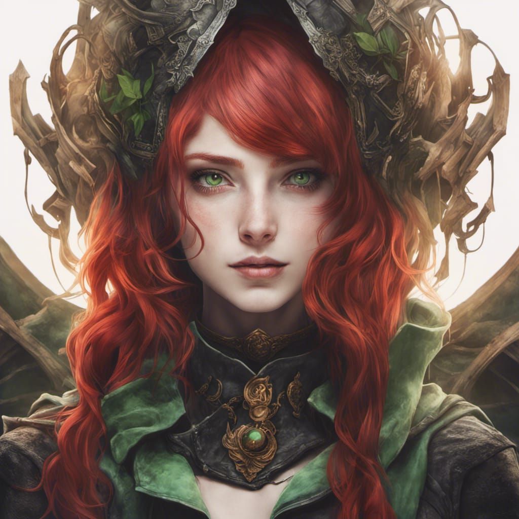 Enchanting Artificer Girl Portrait