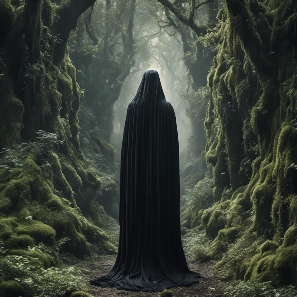 <lora:Dark fantasy realism:1.0> Mysterious Figure -  the aura of mystery
