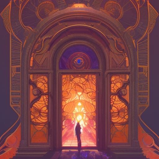 Key Unlocks Door: Hyperdetailed Concept Art