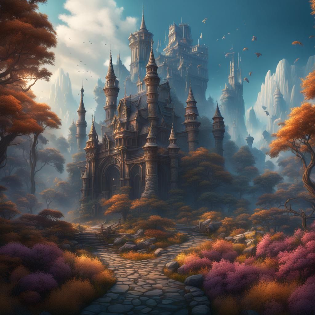Gratitude in Deep Color: A Matte Painting