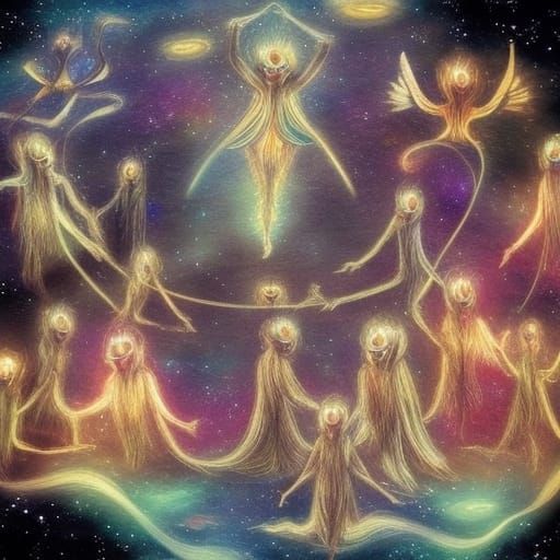Ethereal Spirits Await Galactic Ascension
