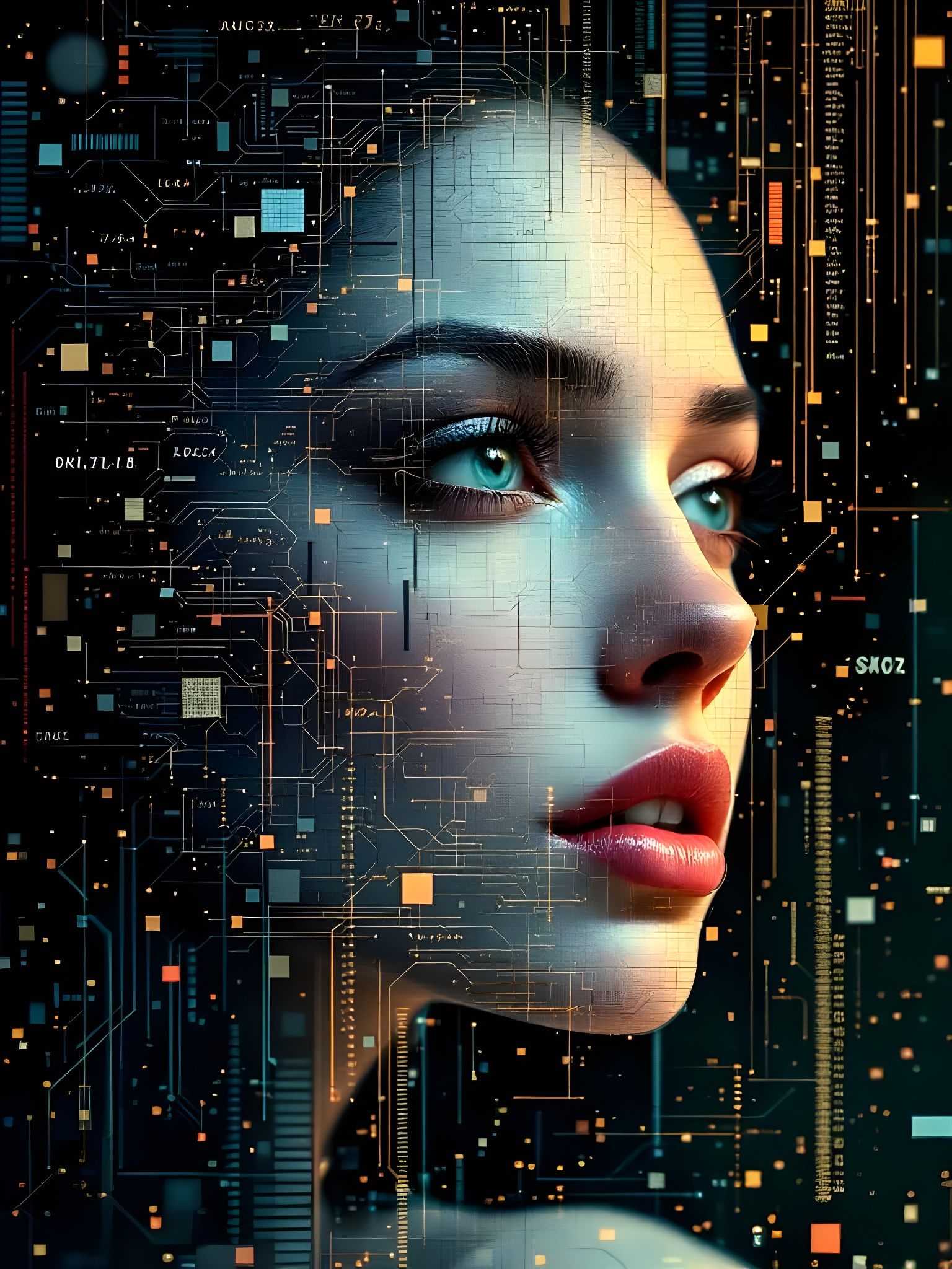 Glitch Art Fusion: Fractal Mathematics and Digital Artifacts