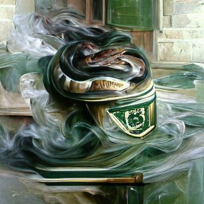 Slytherin in Oil Painting Style