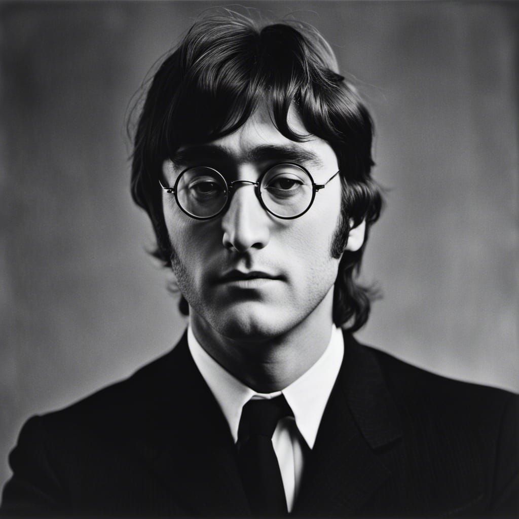 Vintage Music Portraits: John Lennon ๐๏ธ