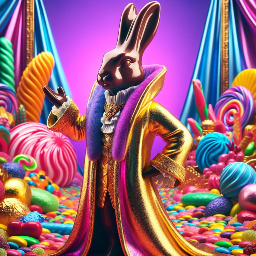 Regal Chocolate Rabbit in Candy Kingdom