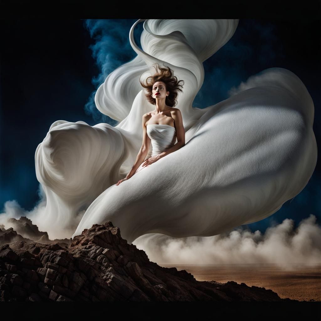 Exotic Party: Emotional People in Surreal Home