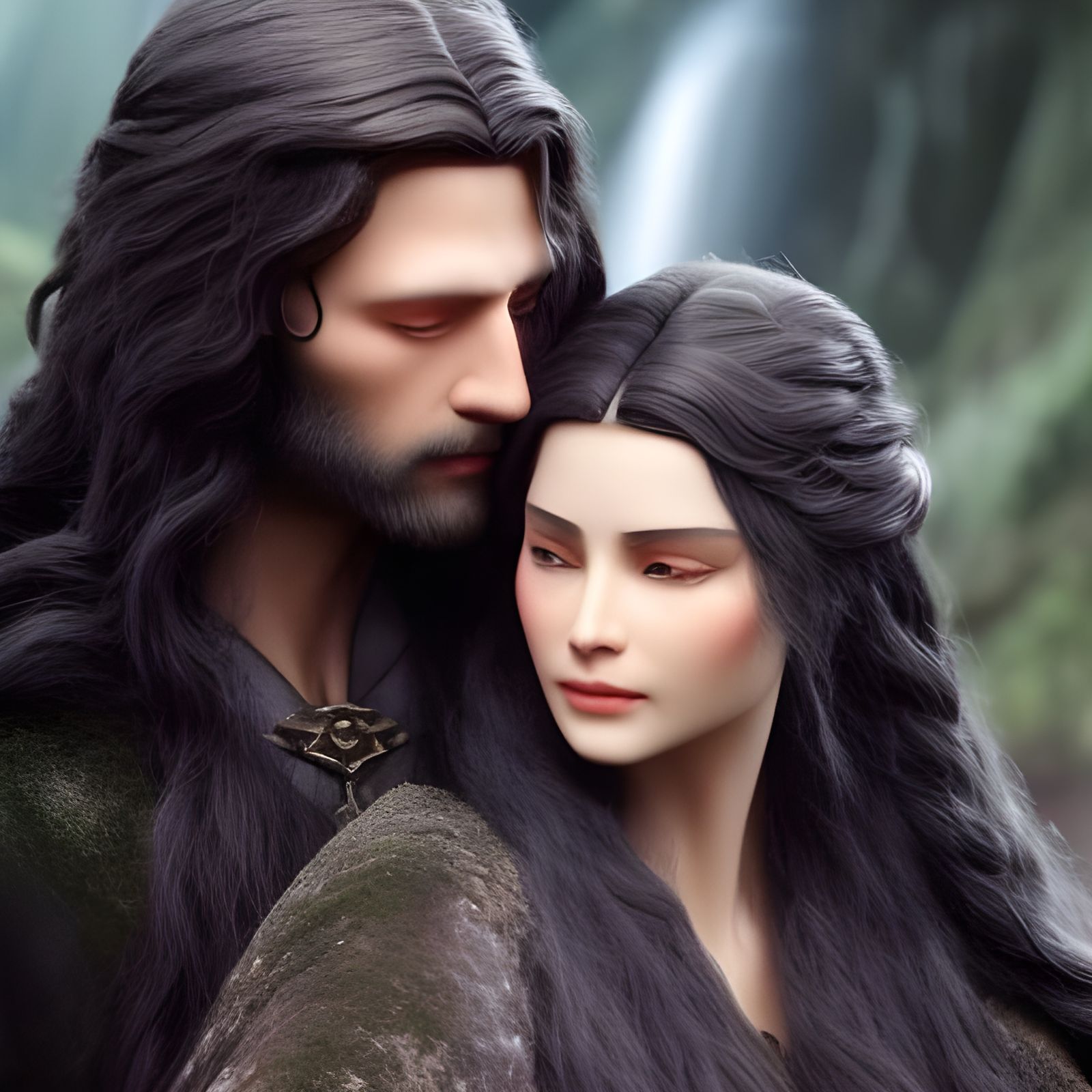 Aragorn and Arwen in love