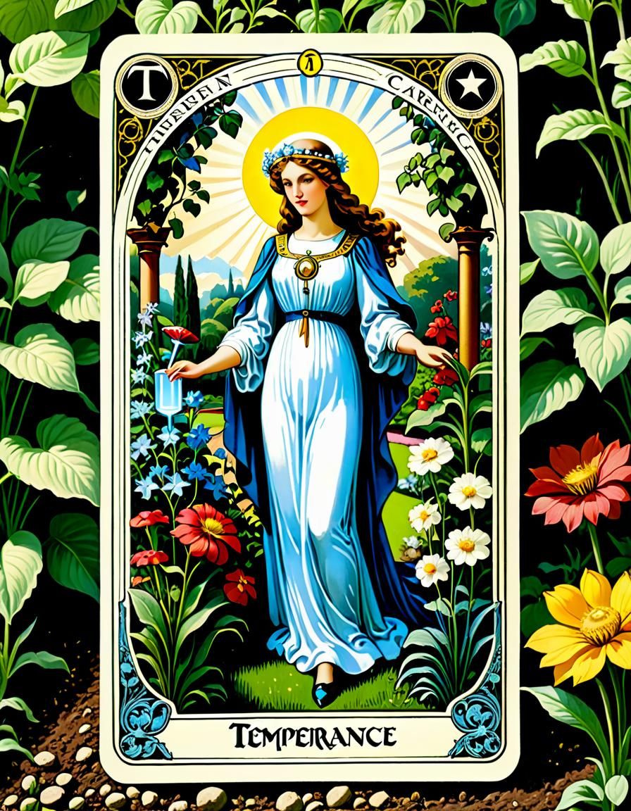 Tarot card Temperance