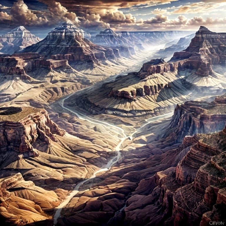 the Grand Canyon at golden hour