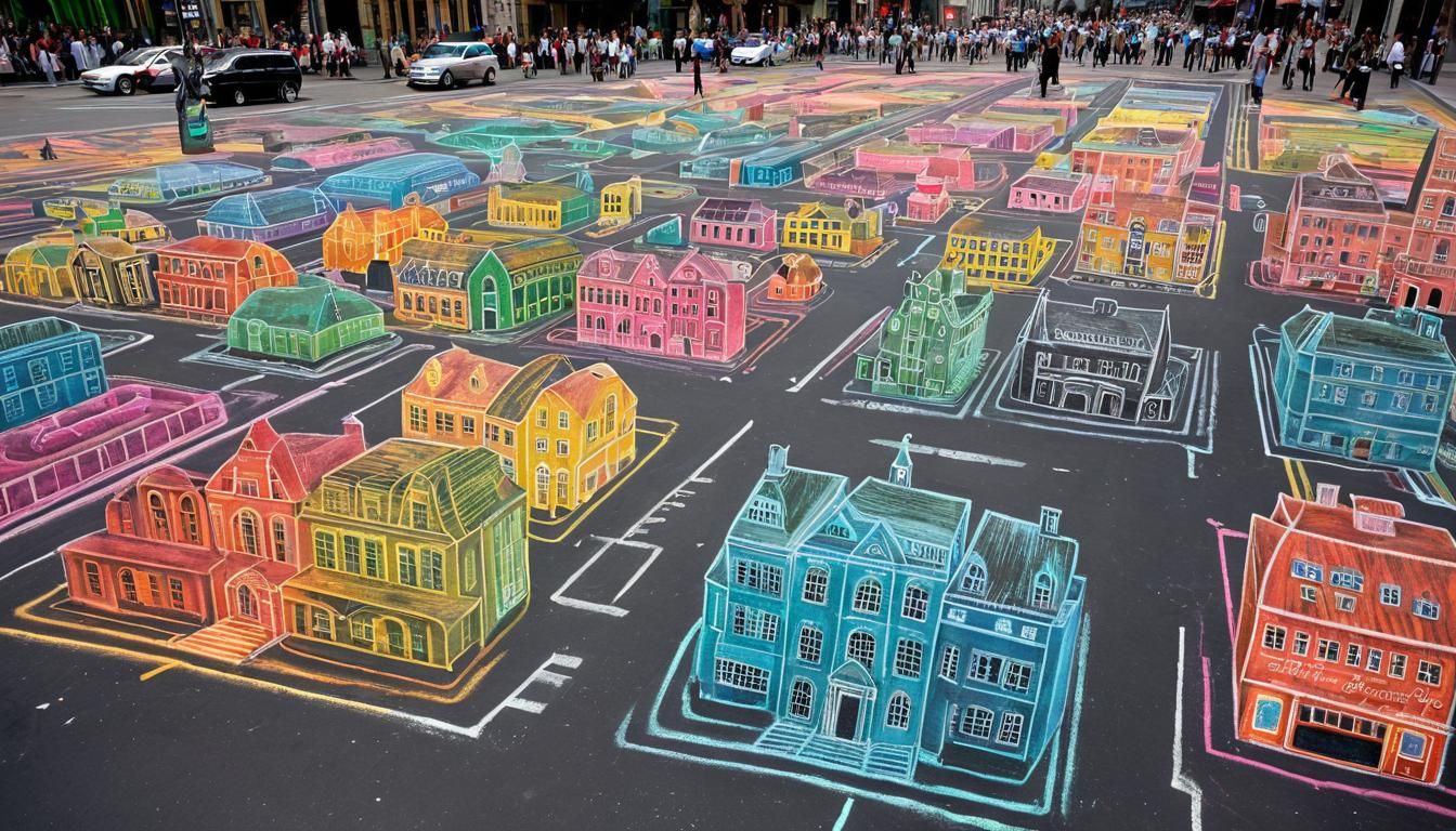 Chalk Art City (fail)