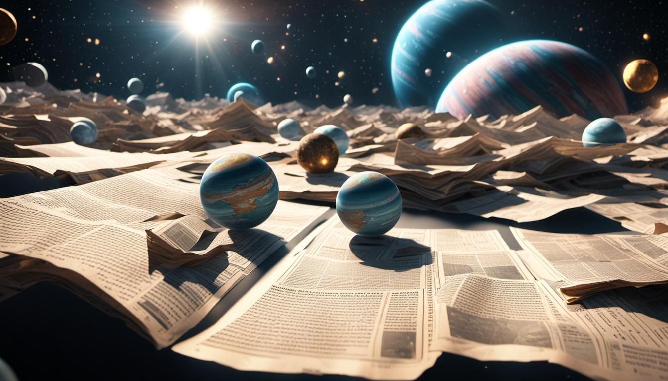 Holographic Planets and Stars in Deep Space