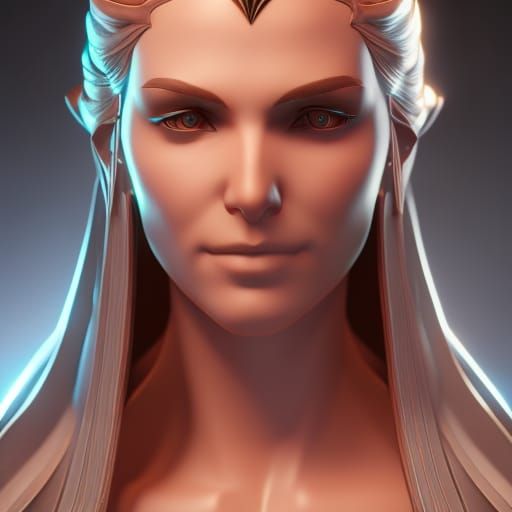 Detailed Pirate Portrait in Art Nouveau Style