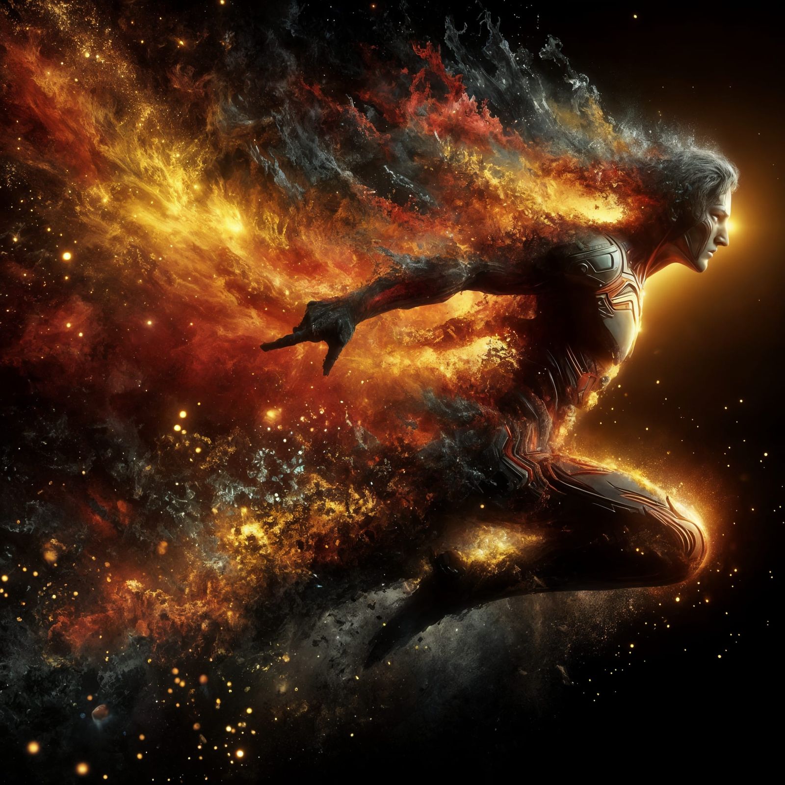 Epic Fantasy Hero Disintegrates in Blazing Energy Beam