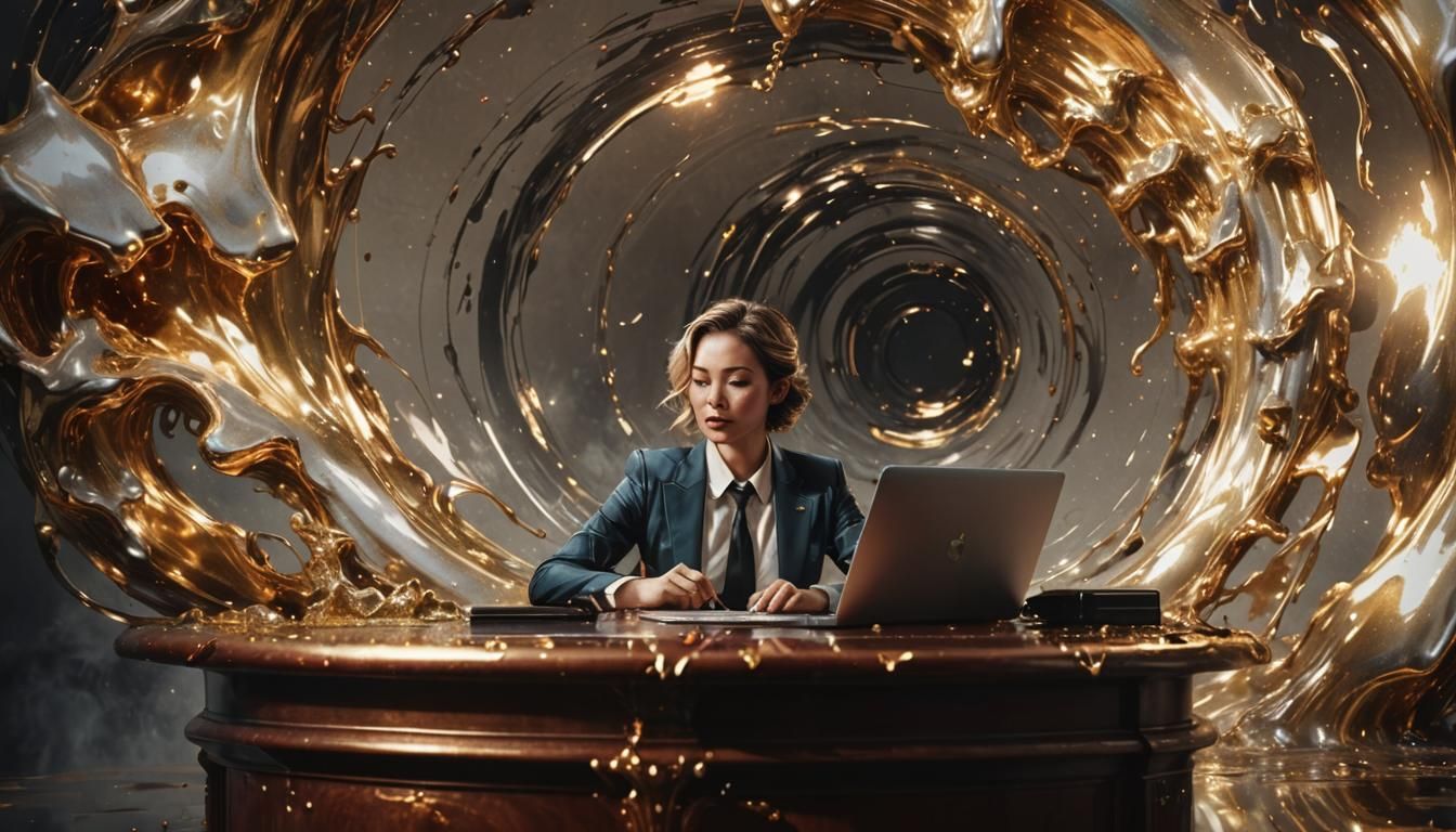 Molten Gold Transforms into a Female Lawyer