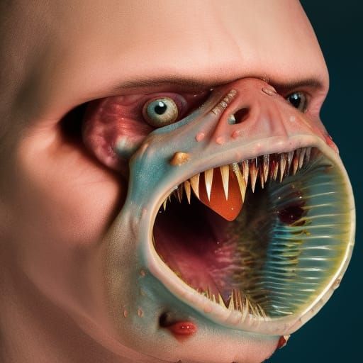 Zombie Fish Close-Up: Professional Color Portrait