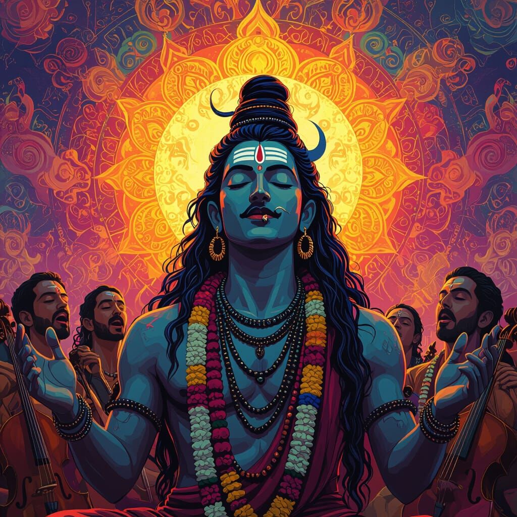 Psychedelic Orchestra Sings Om Namah Shivaya