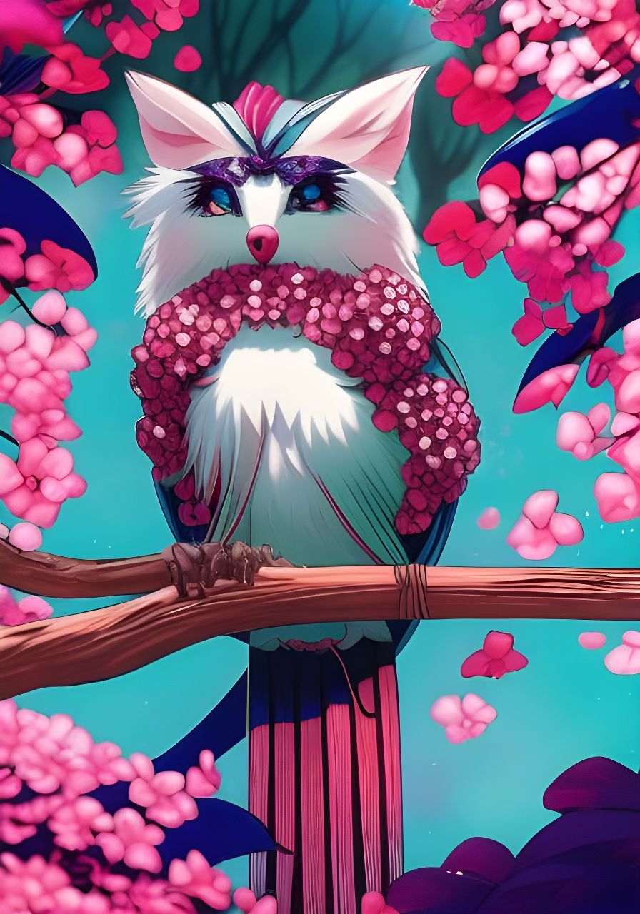 💙🦉💕Owl Cat Hybrid💕🐈💙