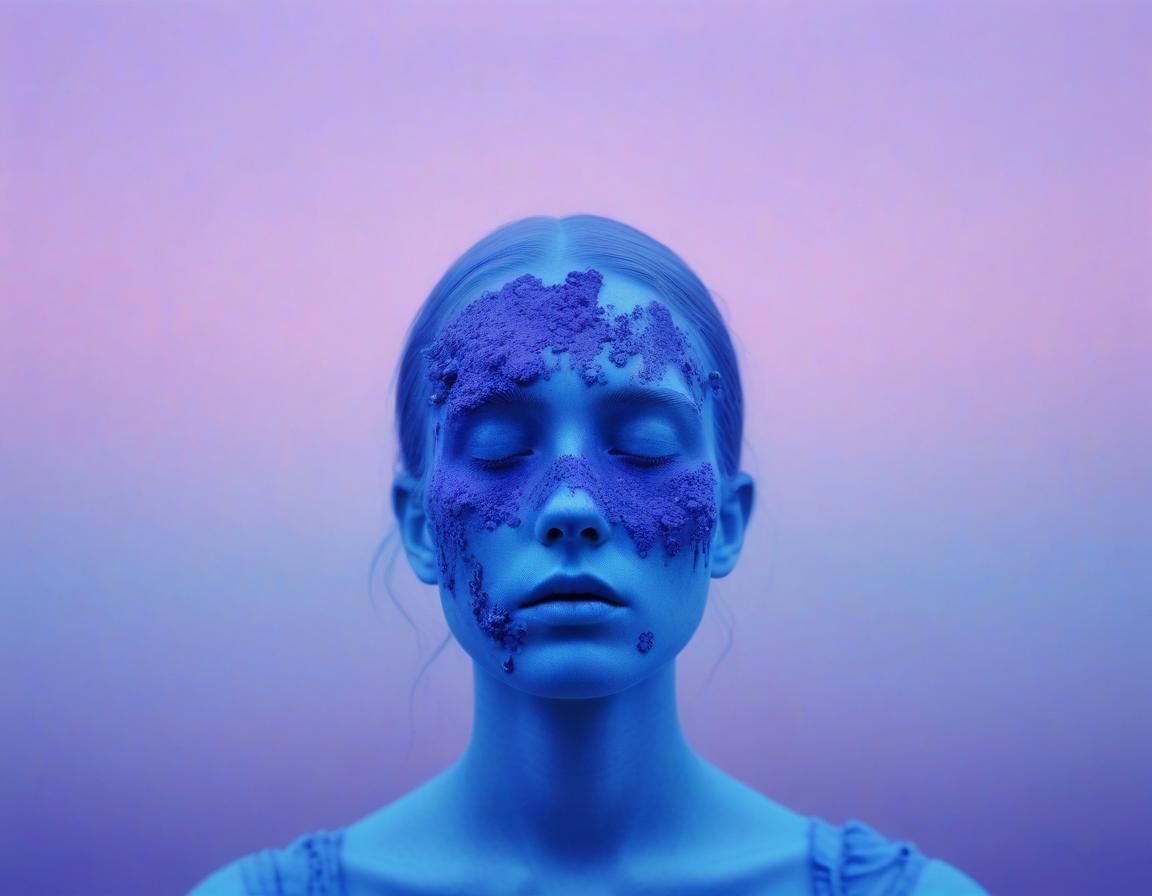 Ethereal Muffin in Glitchcore Tonalism Style