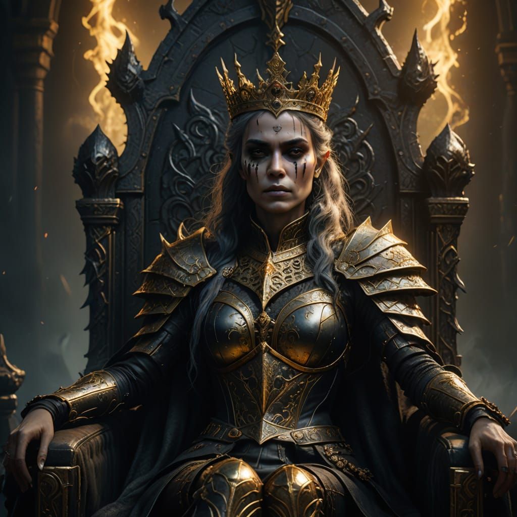 Dark Fantasy Queen of the Undead Kingdom