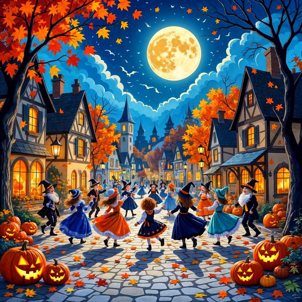 Halloween Fun In The Moonlight