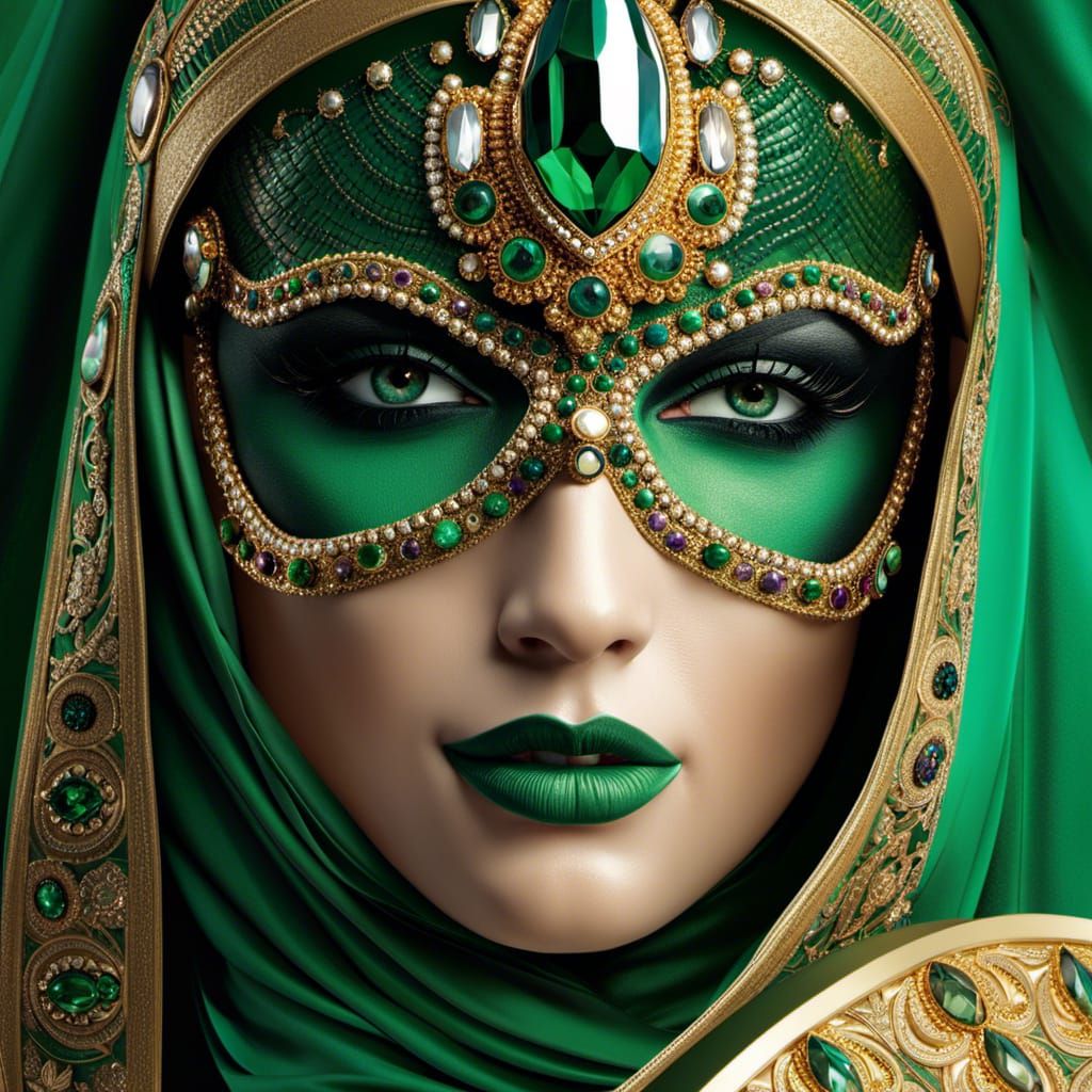 Masked Arabian Prince Digital Art in UHD