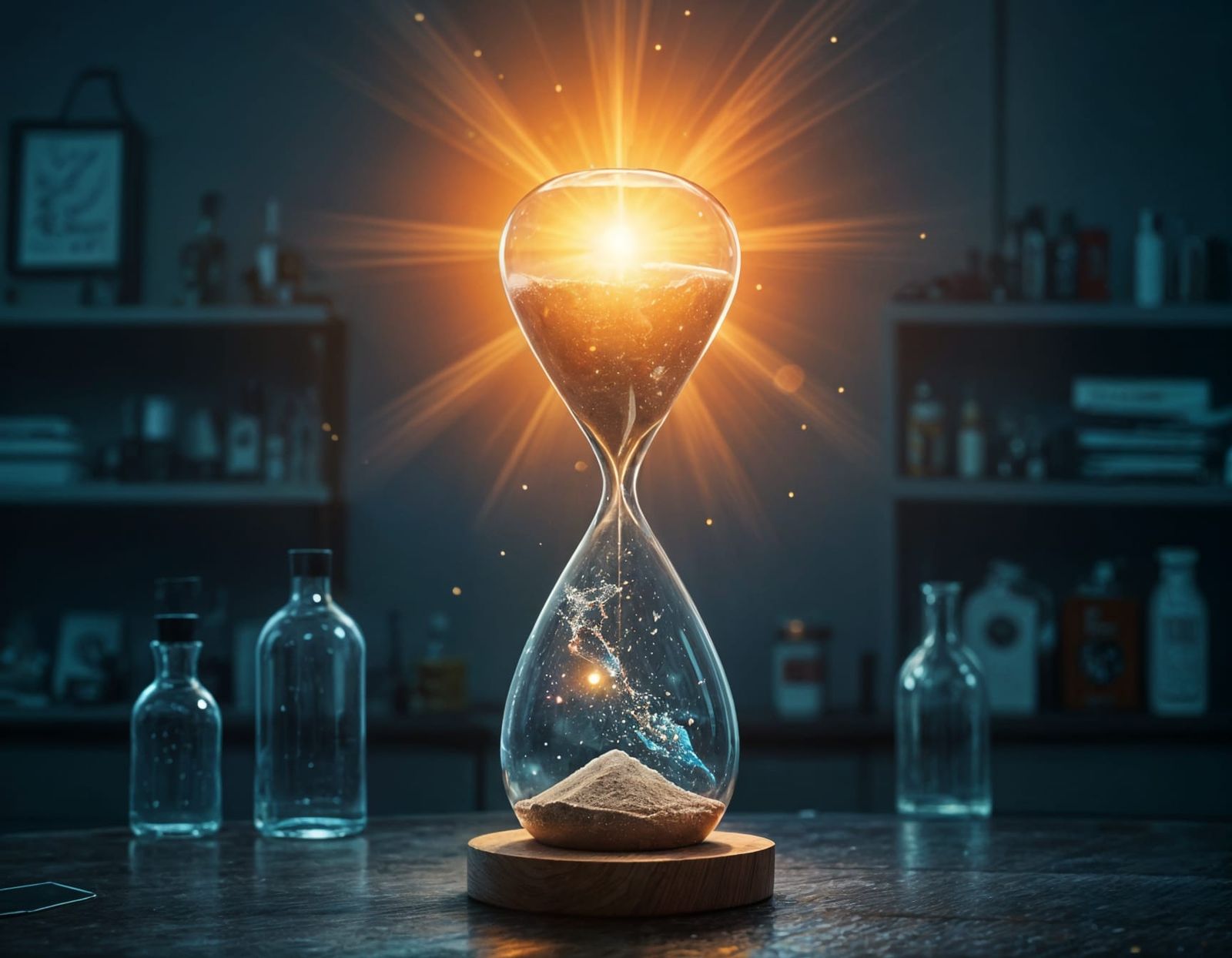 Cosmic Hourglass of Ephemeral Creation