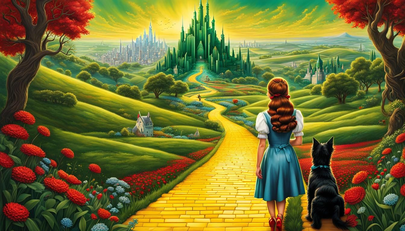 Dorothy's Dream of the Path to the  Emerald City (With Toto)