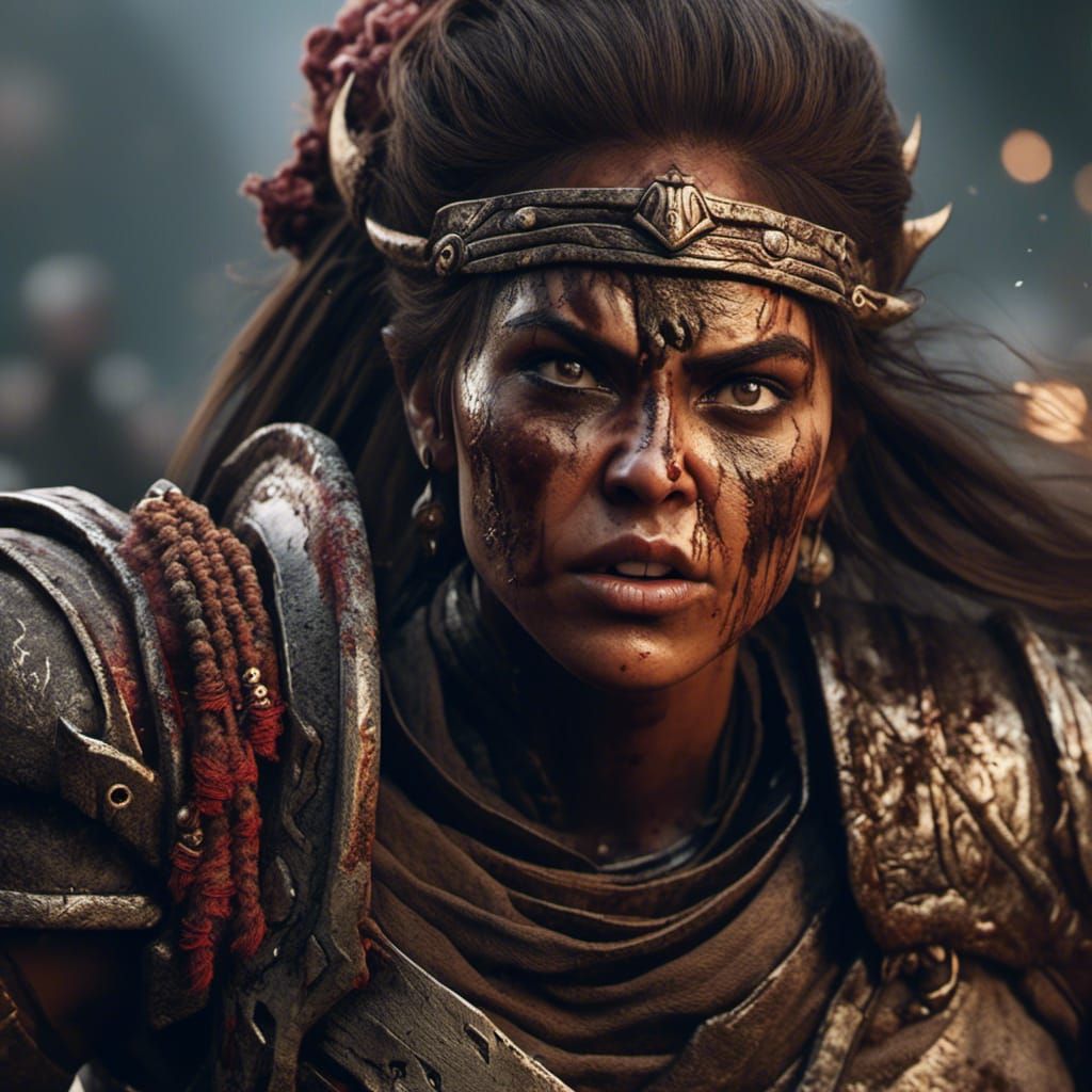 Chisme, Crown Princess of Tharr always led the battle charge