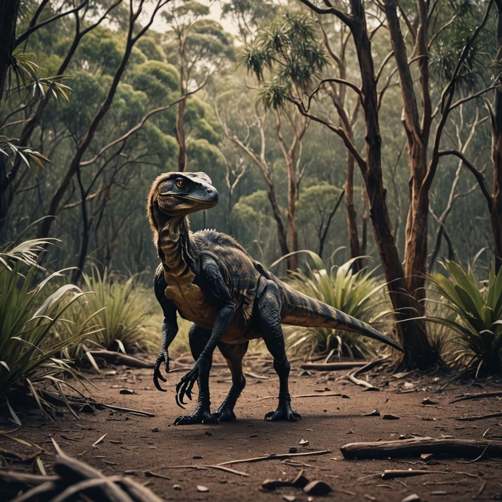 Cinematic Australian Wildlife Film Still